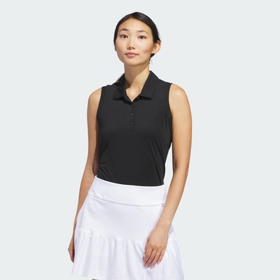 adidas women Ultimate365 Solid Sleeveless Polo Shirt