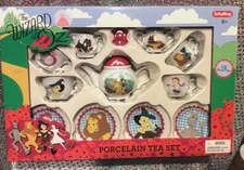 The WIZARD of OZ 13 Piece PORCELAIN TEA SET by SCHYLLING #22885