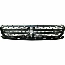 Grille Without Hood Scoop Gloss Black Wo Chrome Fits 2015 2020 Dodge Charger