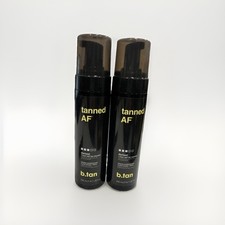 Tanned Af Self Tan Mousse by B.Tan for Unisex - 6.7 oz Mousse. 2PK