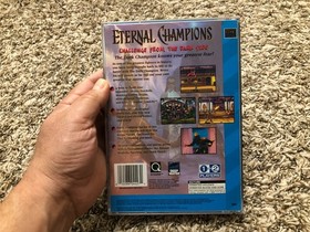 ETERNAL CHAMPIONS: CHALLENGE FROM THE DARK SIDE (SEGA CD, 1994)  W/ Reg Card