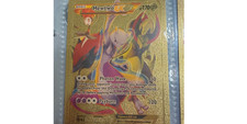2023 Pokémon Mewtwo Ex Gold Fun Art! HP170  FREE SHIPPING IN THE USA!