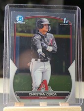 2023 Bowman Chrome Prospect #BCP-56 Christian Cerda - Arizona Diamondbacks #PARI