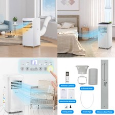 Portable Air Conditioner 8000-12000 BTU Mobile AC Unit w/RC 65db 900w-1350w R290