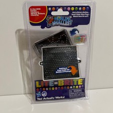 World's Smallest Lite Brite Retro Light Up Toy Peg Board 150 Pegs 15 Sheets