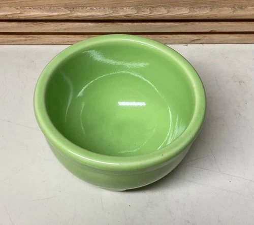 FIESTA Ware TRIPOD Dipping Candle Bowl CHARTREUSE Retired Item & Color 1998-2001