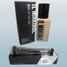 IL MAKIAG WOKE UP LIKE THIS FLAWLESS BASE FOUNDATION #60 1 OZ + #100 BRUSH NEW'