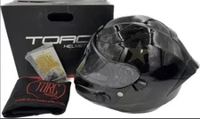 TORC T15B Bluetooth Full Face Helmet Black Midnight Rider Large T15B05MDR24 NEW