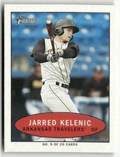 2020 TOPPS HERITAGE MINOR LEAGUE #9 JARRED KELENIC 1971 BAZOOKA NUMBERED TEST