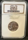 1963-P 25C Silver Washington Quarter - NGC MS65 W
