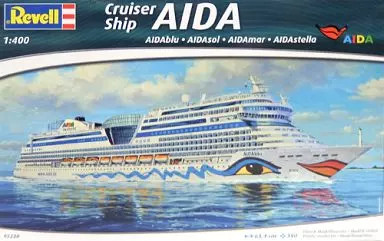 Model Kit 1/400 Passenger Ship Aida Blue Sole Mare Stella Highly Detailed