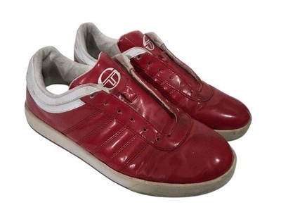 Sergio Tacchini Mercury Red Leather Sneakers Athletic Shoes Men's Size Size 10
