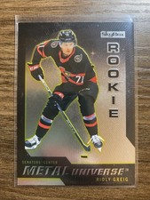 2023-24 Skybox Metal Universe - 2008-09 Rookie Retros Ridly Greig #R-34 (RC)