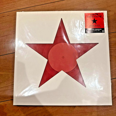 Blackstar日本限定DAVID BOWIEレコードJapan Red David Bowie Blackstar Red Vinyl Japan Exclusive Limited Edition