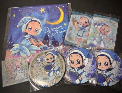 Ojamajo Doremi Aiko Senoo 7pcs Lot Canvas Mode Badge ø7.5 Sticker Card Toei NEW