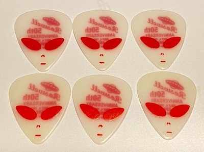 Vintage Guitar Picks-EBE -Alien Guitar Picks-Roswell 50th Anniv.-Medium-Lot of 6