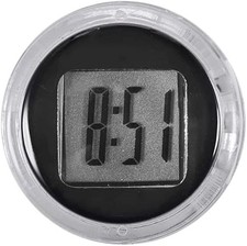 Waterproof Stick-On Digital Motorcycle Clock,...