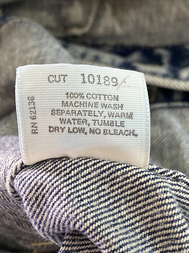 Vintage Georges Marciano For Soon Denim Trucker Jean Jacket Mens Small Acid Wash - Picture 8 of 12