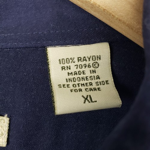 Batik Bay Hawaiihemd Herren Gr. XL Camp Hemd Palmen - Bild 7 von 12