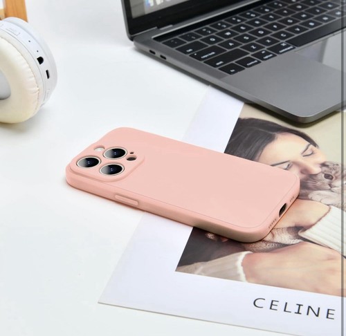 Funda de silicona para iPhone 15 Pro Max 6,7 pulgadas agujero fino a prueba de arañazos golpes - Imagen 3 de 6