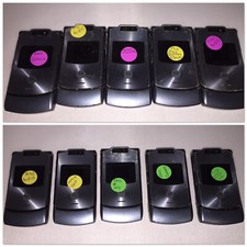 Lot of 5 Motorola V3XX RAZR ATT SOLD AS IS FOR REPAIR