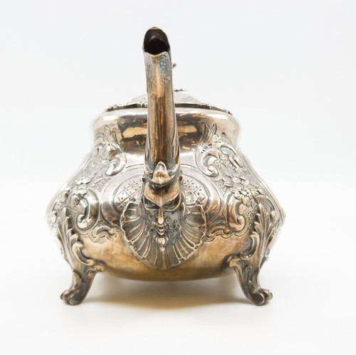 Victorian Matched Antique Charles Boyton Tea & Coffee Sterling Silver Set C/1... - Picture 7 of 12