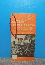 Original 1973 Schwinn Lightweight Bicycles Owner's Manual