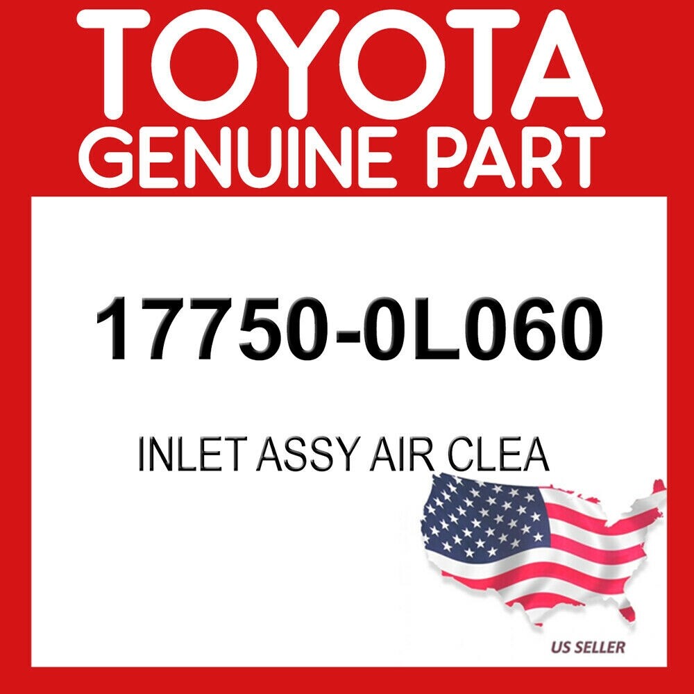 Toyota Genuine 17750-0L060 Inlet Assy Air Cleaner 177500L060 OEM