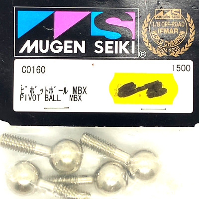 Mugen Seiki MBX Lenkschwenkkugel Set. 4 Stück Teile-Nr. C0160