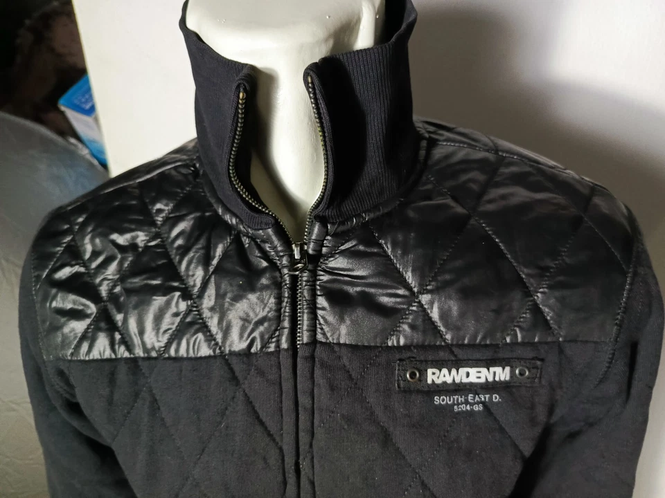 G STAR Bomber Jacket Full Zip Long Sleeve Jacket Black Streetwear | P:20, L:24in - Image 3 of 4