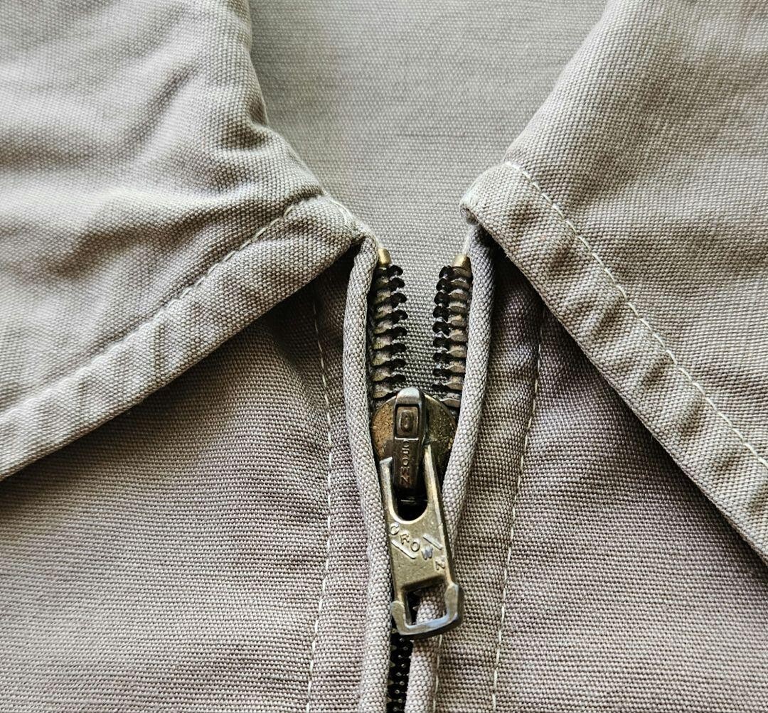 40s-50s vintage ワークジャケット 40s-50s Vintage Full Zip Work Jacket size L Used Free