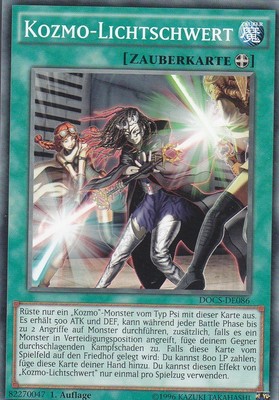 YU-GI-OH Kozmo Lichtschtwert Common DOCS-DE086