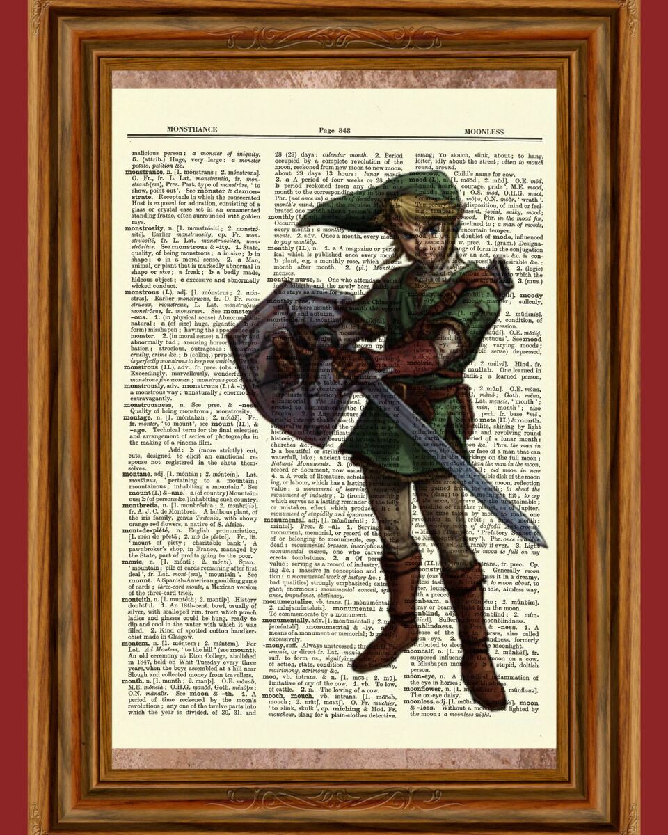 Zelda as Link Prints 