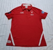 SYDNEY SWANS POLO JERSEY Womens Sze 12 AFL Good Clean Condition Q11