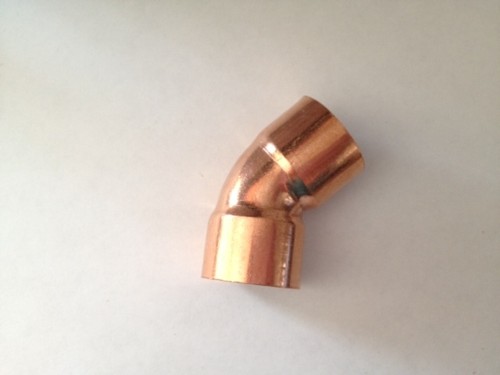 3/4" Copper 45 Degree Elbow, 25pcs Plumbing Fitting