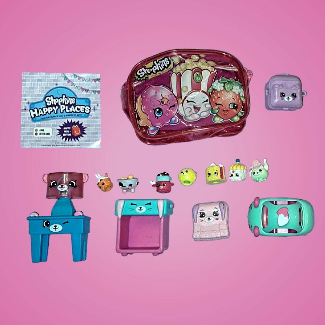 (15) Piece Shopkins Season 5 & Season 8 Figures, Mcdonalds Happy Places 2017/18