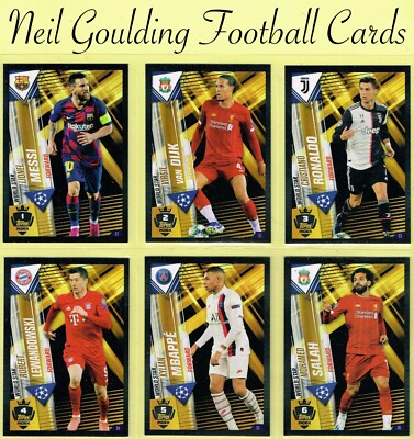 Topps Match Attax 101 2019-20   CHAMPIONS LEAGUE - STICKER KARTEN   #S1 bis #S48