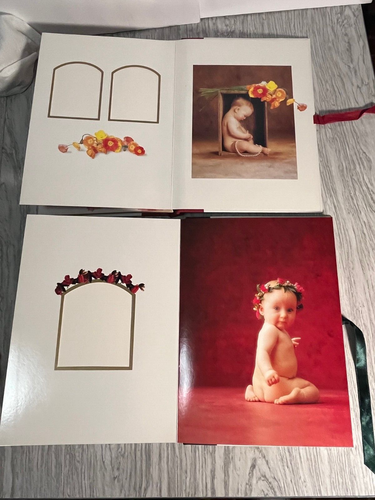 Vintage Anne Geddes Photo Waterlily Plum Garland Hard Cover Hardback Books 1997 - Picture 8 of 14