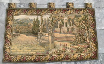 Vintage Tapestry, French Tapestry Garden View Tapestry Home Decor 2x4 ft
