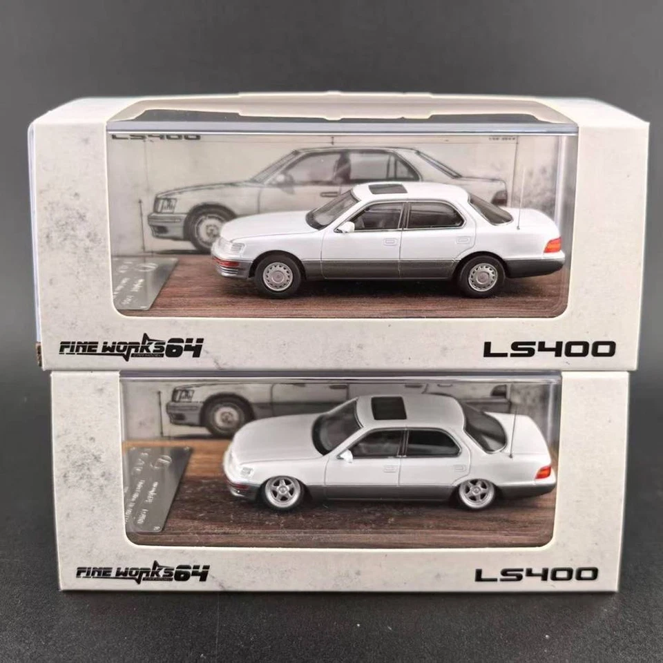 Fine Works 1:64 Lexus LS400 XF10 UCF10 Miniature Diecast Toys Car Models Gifts — 第 2/4 张图片