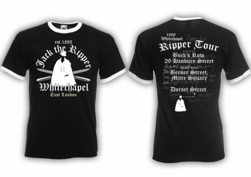 Jack the Ripper Tour Ringer Tshirt ,London,whitechapel,Abstecher,wert - 第 1/6 張圖片