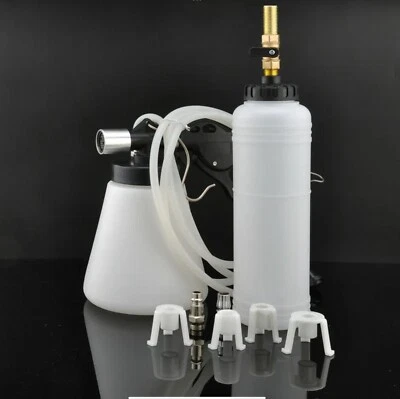 1L Brake & Clutch Bleeder Bleeding Vacuum Pump Kit Pneumatic Fluid Bottle - Image 1 of 4