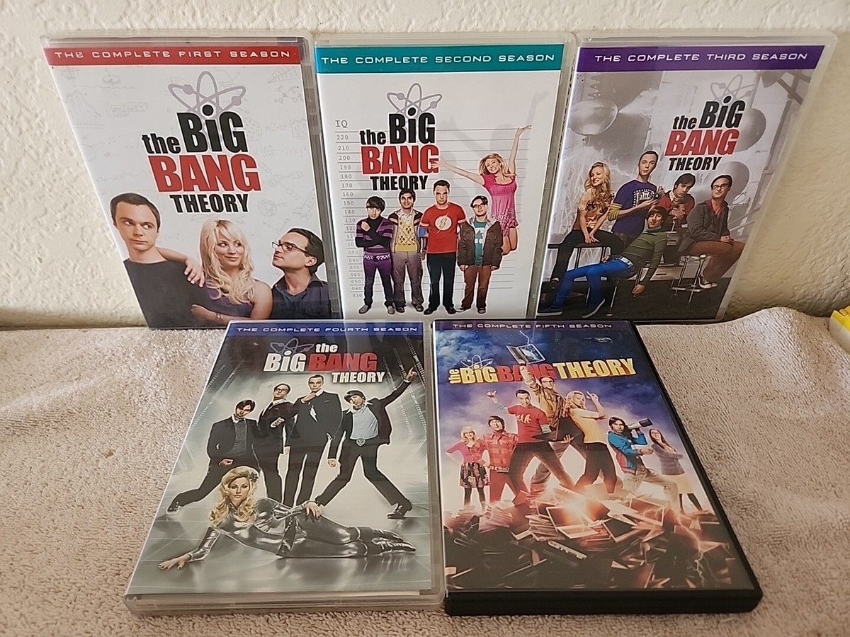 The Big Bang Theory: Seasons 5, Seasons 1, 2, 3, 4, (DVD, 2007)