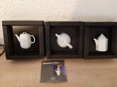 Rosenthal 3 Minis weiß, TAC GROPIUS, SCENARIO, MOON