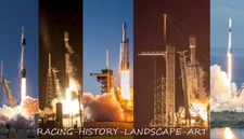 2020 Oct 24th 8x10 Photo Ode to SpaceX 100 Successful Flights Composite Launches