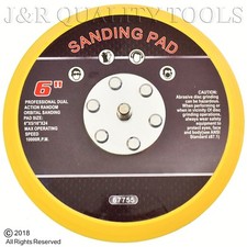 REPLACEMENT 6" INCH ROUND PSA DA SANDING PAD