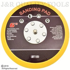 REPLACEMENT 6" INCH ROUND PSA DA SANDING PAD