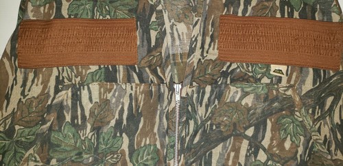 Vintage Ideal Camo Vogel Jagd Weste Rücken Wild Tasche groß USA hergestellt Camouflage Reißverschluss - Bild 3 von 7