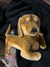 Steiff dachshund plush animal from 1950s