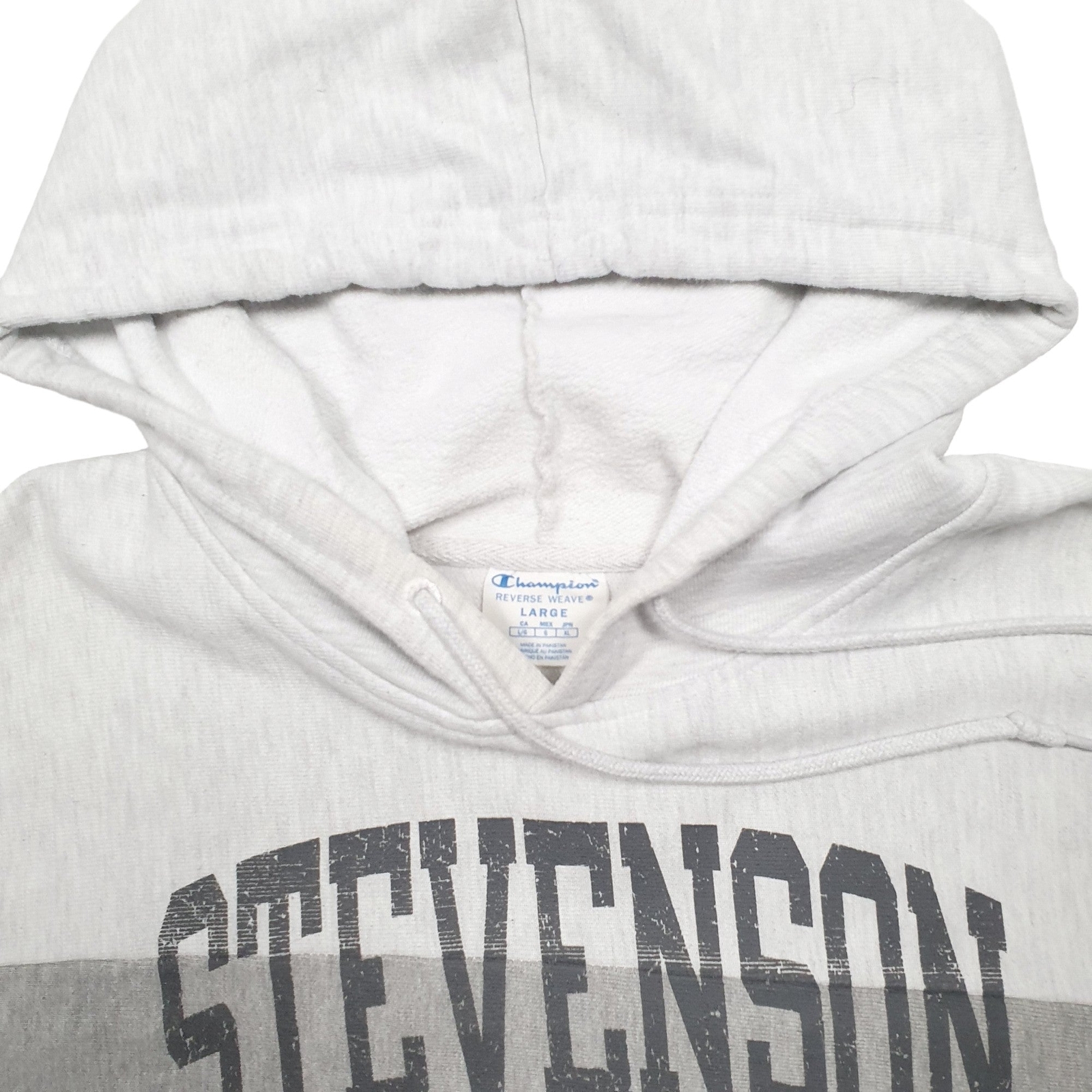 CHAMPION Hoodie Stevenson USA College Jumper Sweatshirt Womens L image 2